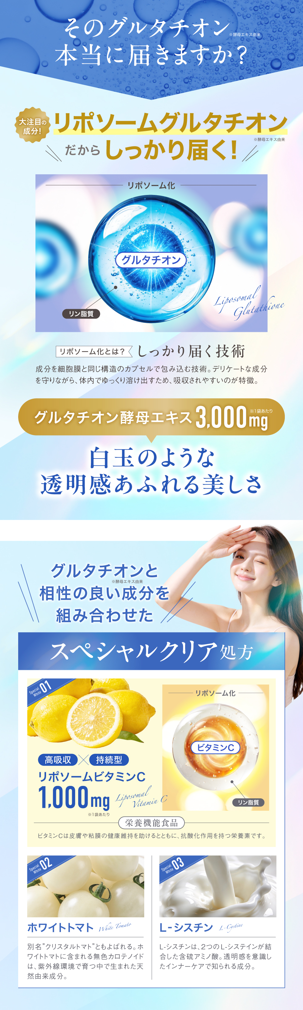 Lipo＋Gluta VC White 3000