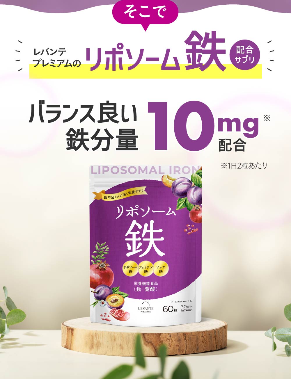 レバンテプレミアム 鉄サプリ width=