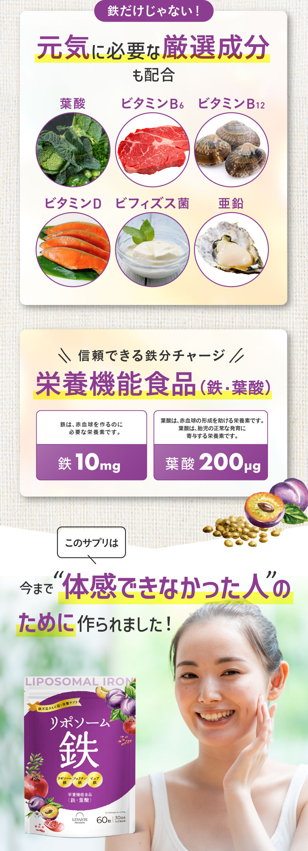 レバンテプレミアム 鉄サプリ width=