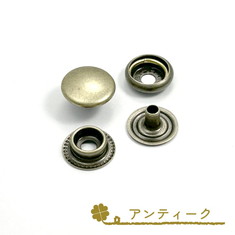 ジャンパーホック 7060 50組入 マットシルバー アンティーク マット
