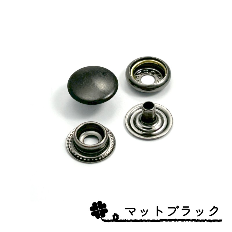 ジャンパーホック 7060 10組入 マットシルバー アンティーク マット