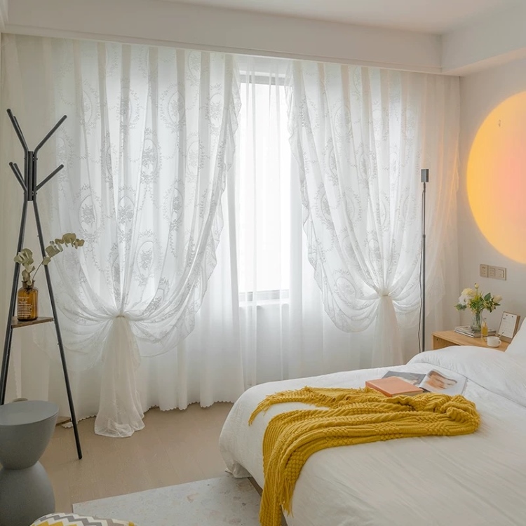 カーテン 遮光 レース おしゃれ セット 一体型カーテン 2枚組 かわいい