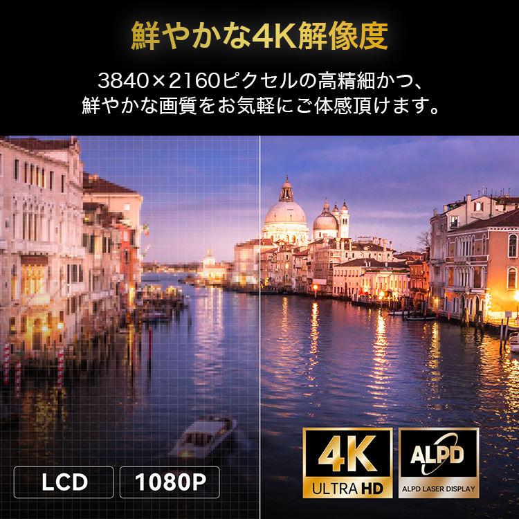 Dangbei Mars Pro 4k 家庭用 プロジェクター 3200ANSI ルーメン ホームシアター HDR10対応 10W スピーカー Dolby オーディオ テレビ TV 省エネ ヒカキン HIKAKIN |  | 04