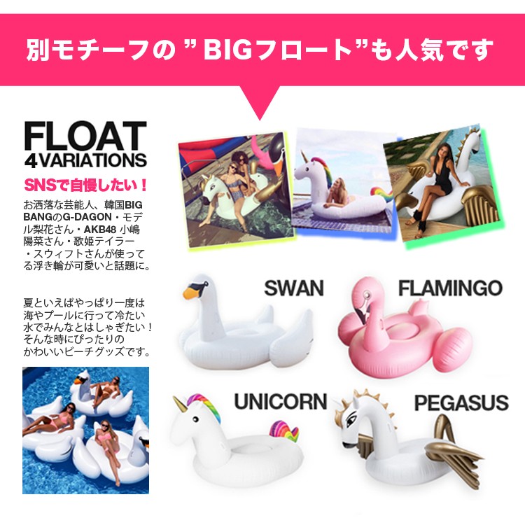 	
浮き輪,浮輪,フラミンゴ,ユニコーン,ペガサス,スワン,白鳥,馬,マーメード,真珠,パール,フロート,うきわ,海,ビーチ,リゾート,プール,かわいい,おおきい,
