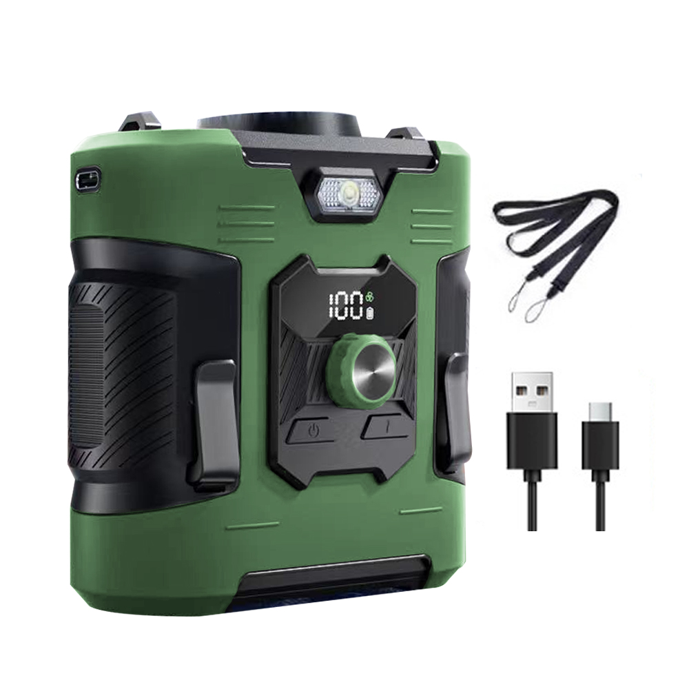 【正規品】 扇風機 小型 腰掛け扇風機 携帯扇風機 首かけ 100段階風量 8000mAh ジェットファン 静音 強風 ワークマン 熱中症対策 通勤通学 屋外作業 アウトドア |  | 02