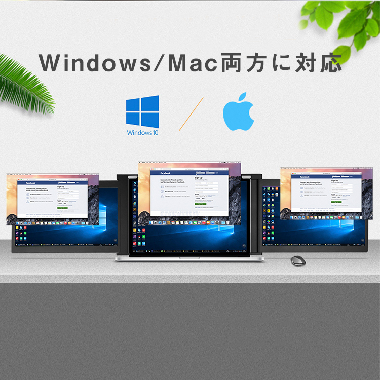 モバイルモニター Tri-Screen トライスクリーン 10.1インチ モバイル
