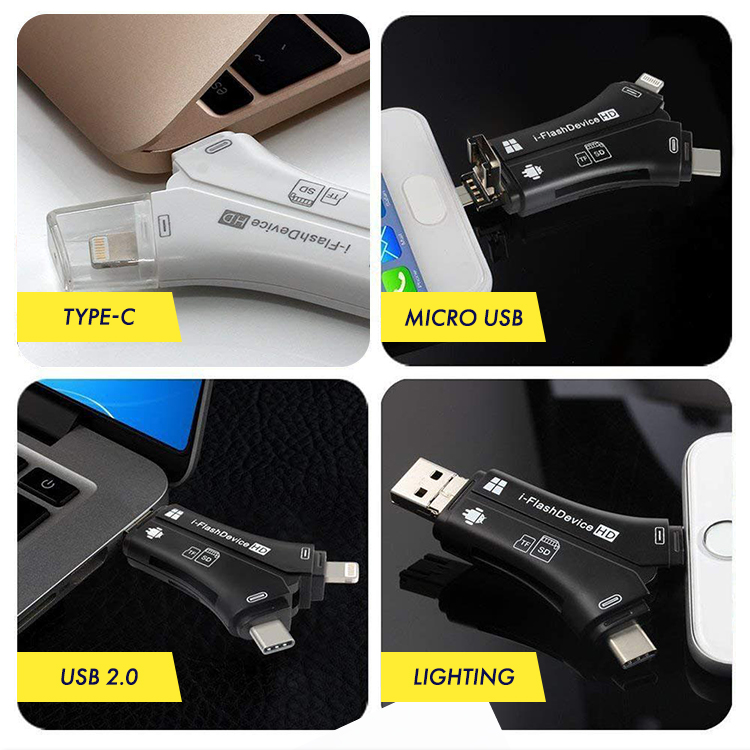 SD カードリーダーiPhone アンドロイド バックアップ USB 写真 保存 データ スマホ マイクロカード iPhone Android iPad Mac TypeC microsd
