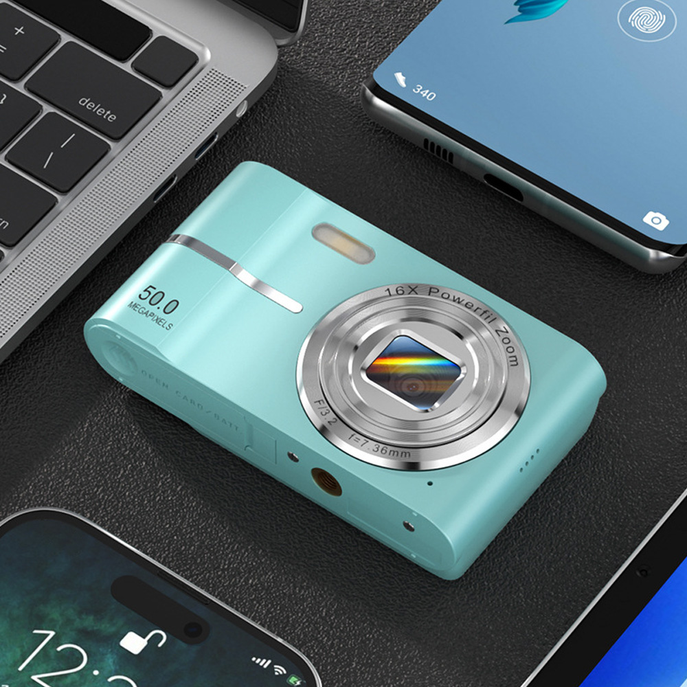【正規品】 デジカメ デジタルカメラ 5000万画素 4K 高画質 自撮り 16倍ズーム スマホ転送 AFオートフォーカス 手ブレ補正 美顔 フィルター 軽量 修学旅行 学生 |  | 04