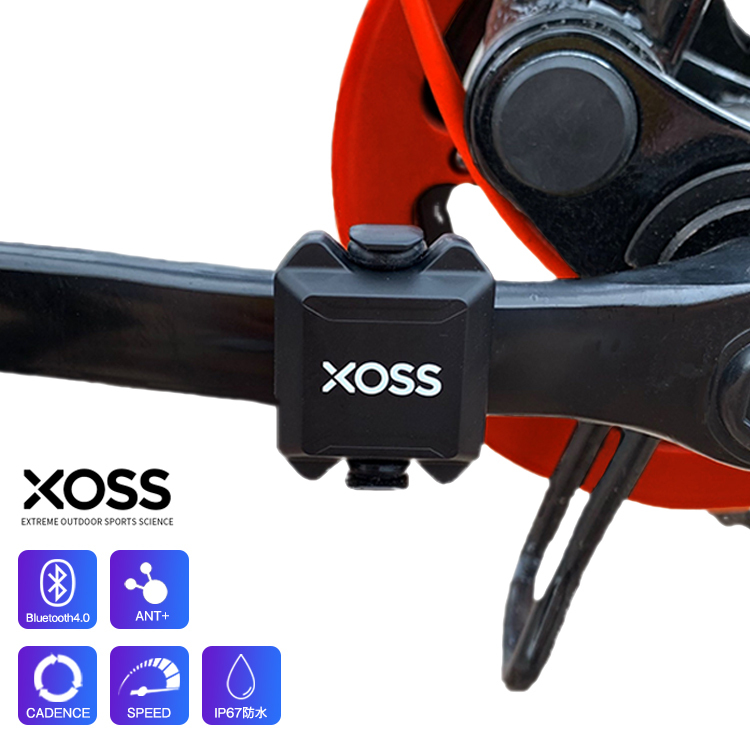 XOSS ケイデンス センサー サイクリング スピードメーター 自転車 ANT + Bluetooth 4.0 自転車コンピュータ  サイクルコンピューター