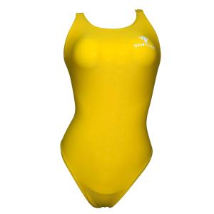 【SWIMHXBY】　競泳水着　レディース　ガールズ　280　ベーシック　黄色