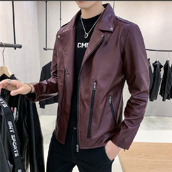 【当店限定販売】 ライダースジャケット メンズ フェイクレザージャケット 立ち襟 ジャケット・アウター