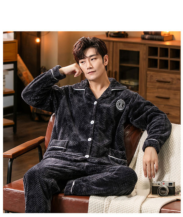 パジャマ メンズ 長袖 厚手 秋冬 もこもこ ふわふわ 暖かい 上下セット ルームウェア セットアップ ナイトウェア 部屋着 寝間着 冬 送料無料 Eor9rul34i メンズファッション Www Elghoniemy Com