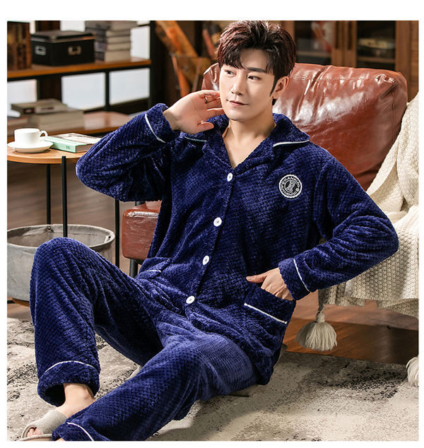 パジャマ メンズ 長袖 厚手 秋冬 もこもこ ふわふわ 暖かい 上下セット ルームウェア セットアップ ナイトウェア 部屋着 寝間着 冬 送料無料 Eor9rul34i メンズファッション Www Elghoniemy Com