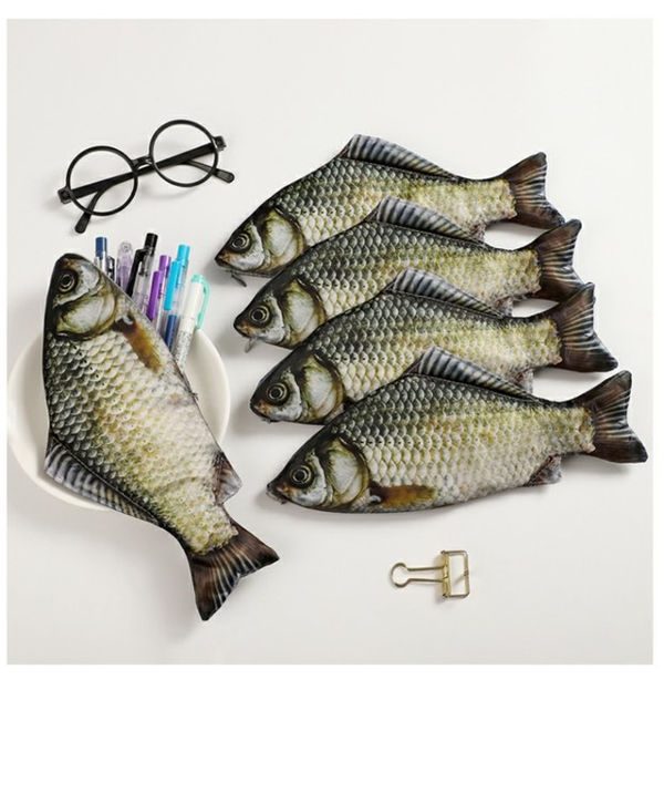 ペンケース 魚 文房具 筆箱 ポーチ さかな リアル ユニーク おもしろ