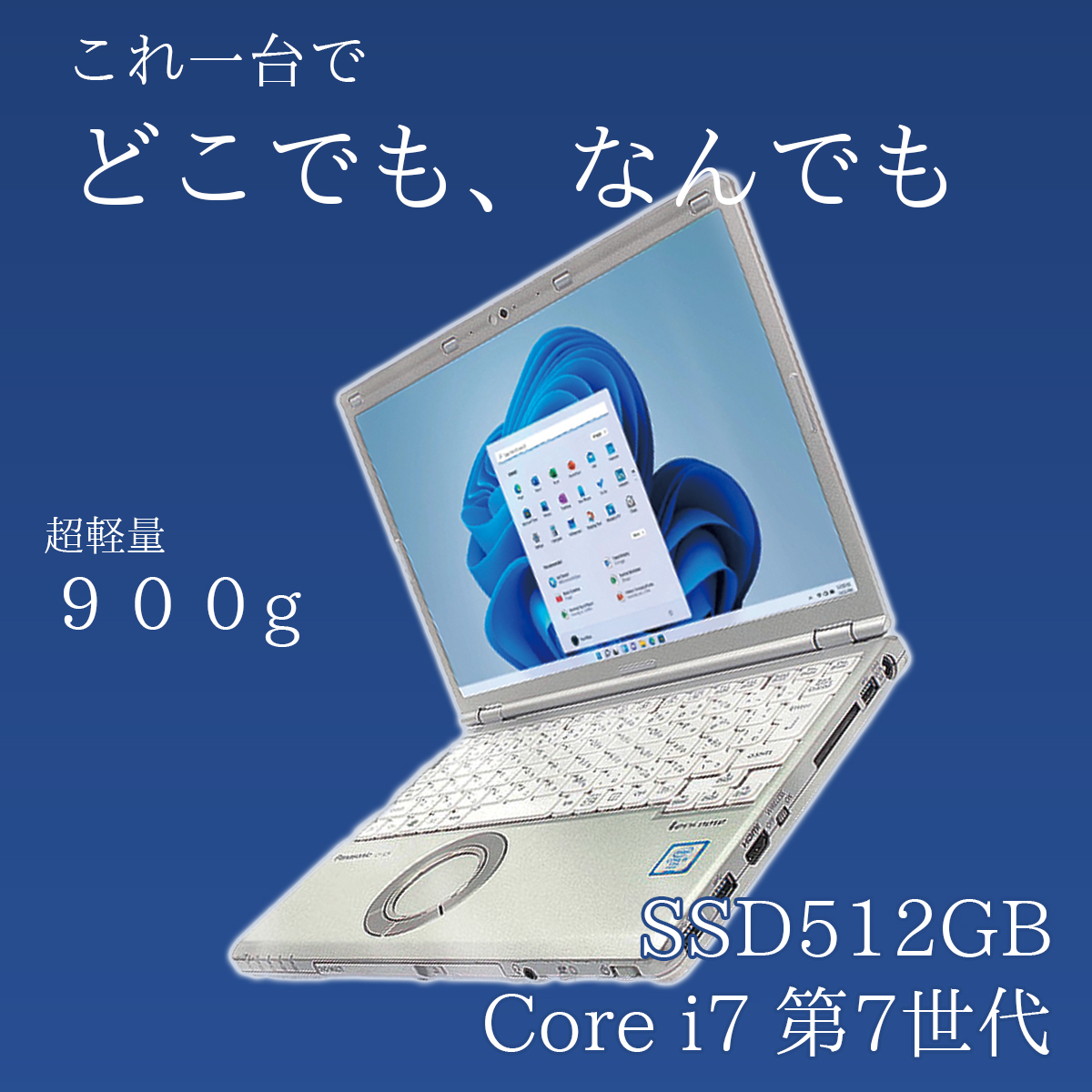 Windows11 ノートパソコン 中古 Let's Note Panasonic CF-SZ6 中古