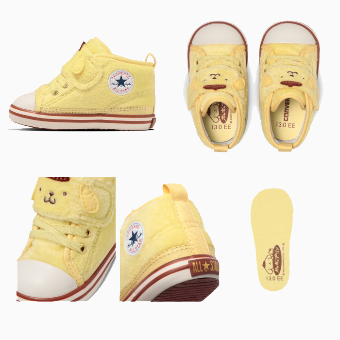 CONVERSE コンバース ベビー BABY ALL STAR N SANRIO V-1 ベビー オールスター N サンリオ V-1 子供靴 ポムポムプリン シナモロール マイメロディ｜lib-ys｜03