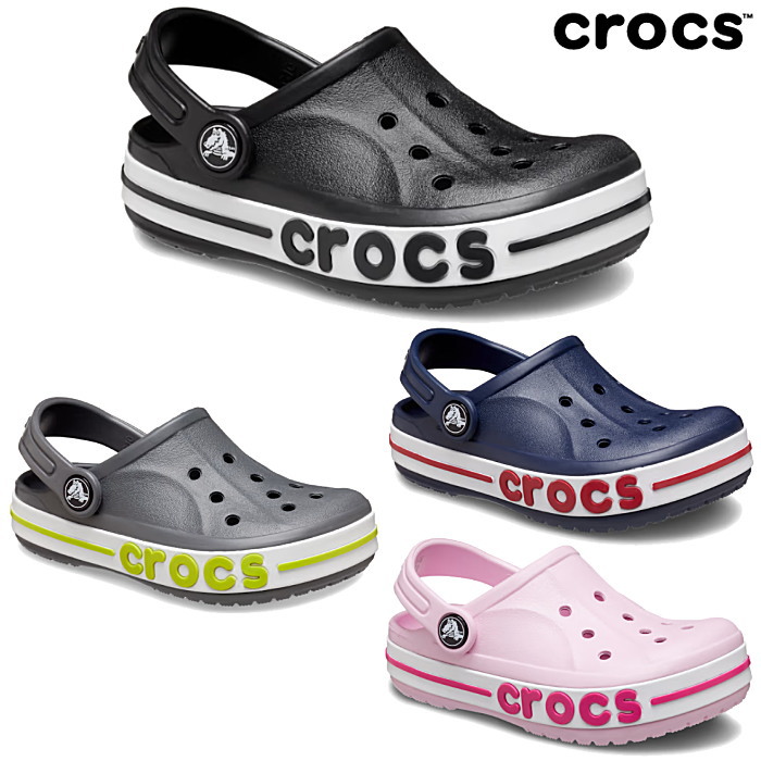 crocs �N���b�N�X �L�b�Y �W���j�A �T���_�� �o���o���h �N���b�O �L�b�Y KIDS BAYABAND CLOG 207019 �y�� �j�̎q ���̎q �A�E�g�h�A