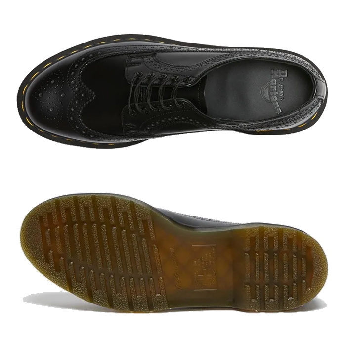 Dr.Martens ドクターマーチン メンズ レディース レザー シューズ 3989 イエローステッチ ブローグ シューズ 22210001 3989 YS FULL BROGUE｜lib-ys｜02