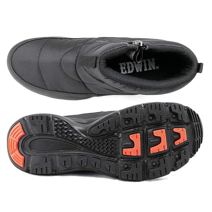 EDWIN エドウィン EDM-5700 メンズ スノーブーツ 靴 カジュアルシューズ 防寒 防水 キルティング サイドファスナー｜lib-ys｜03
