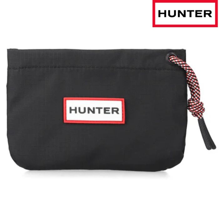 HUNTER �n���^�[ ���j�Z�b�N�X �|�[�` TRAVEL MINI POUCH UBP7120NRS �~�j�|�[�` �ϐ��� �ϋv�� ���s �g���x�� �� �u���b�N