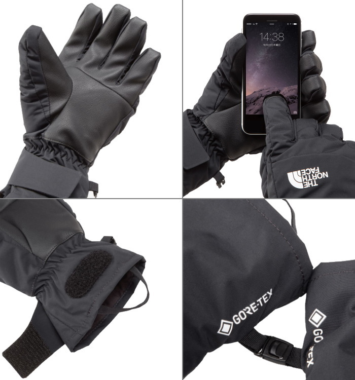 THE NORTH FACE ノースフェイス GTXバーサタイルレイングローブ GTX Versatile Rain Glove 手袋 メンズ レディース 防水 タッチスクリーン NN62326｜lib-ys｜03