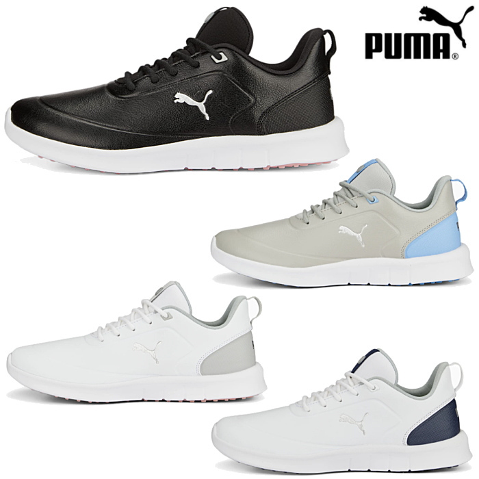 PUMA プーマ レディース ゴルフシューズ ウィメンズ ゴルフ ラグナフュージョン WP ラバーソール スパイクレス シューズ 377530