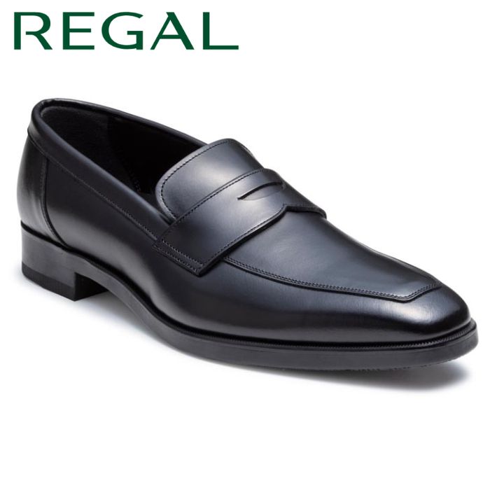 【極美品】リーガル ローファー 26.5 ドレスシューズ 革靴 ネイビー 紳士靴 REGAL（リーガル） 22GL BGA ローファー メンズ ビジネスシューズ 靴
