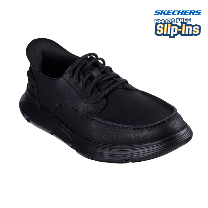 SKECHERS Slip-Ins ブラックカジュアルシューズ SKECHERS スケッチャーズ スリップインズ GARZA 205479 メンズ