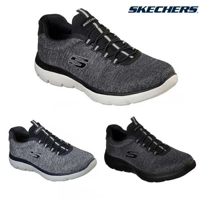 SKECHERS スケッチャーズ メンズ SUMMITS-FORTON サミッツ フォートン 52813 ランニングシューズ スリッポン｜lib-ys