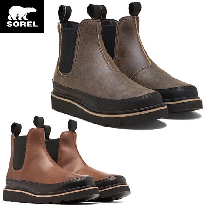 SOREL �\���� �����Y �T�C�h�S�A �u�[�c �X���u�^�E��62 �`�F���V�[�E�H�[�^�[�v���[�t NM5174 SLABTOWN 62 CHELSEA WP �`�F���V�[�u�[�c �y�� �h�� ����
