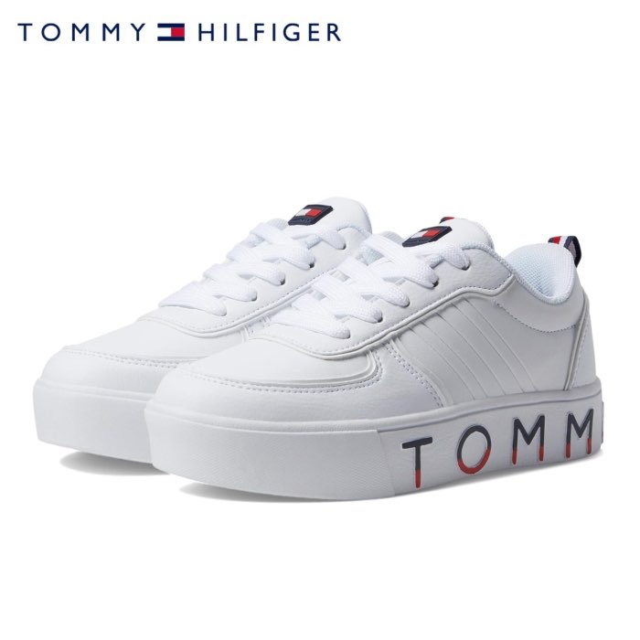 TOMMY HILFIGER トミー ヒルフィガー TH100966 TH EVA PLATFORM 2.0 キッズ ジュニア スニーカー シンプル おしゃれ 厚底 ローカット シューズ 靴
