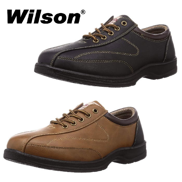 Wilson ウィルソン 1707 キャメル ブラック メンズ スニーカー コンフォートシューズ カジュアル 運動靴 3E 幅広 軽量 サイドファスナー サイドジップ｜lib-ys