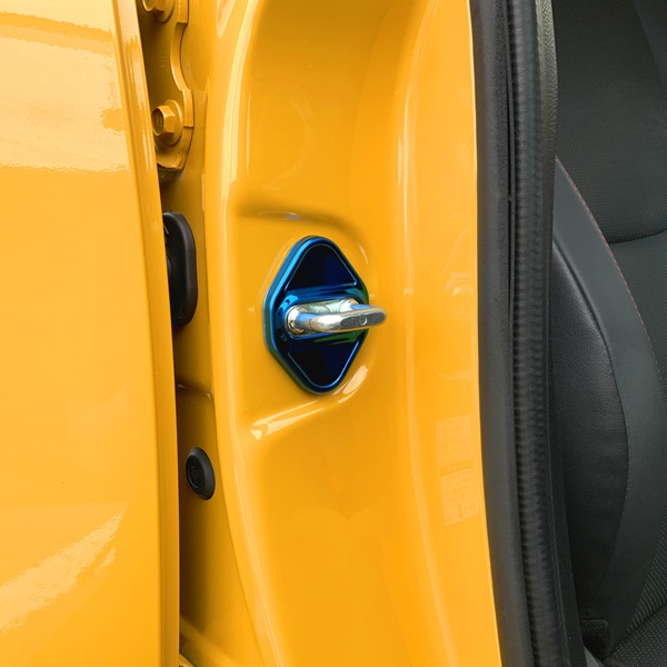 ドアロックカバー 汎用 外装 ドアストライカー ステンレス 4個セット アクセサリー |  | 03