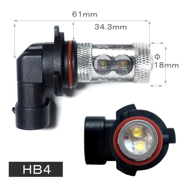 LEDフォグランプ HB4 2個セット OSRAM製 ホワイト 純正交換 左右セット 外装 ドレスアップ カスタム 外装品 |  | 01