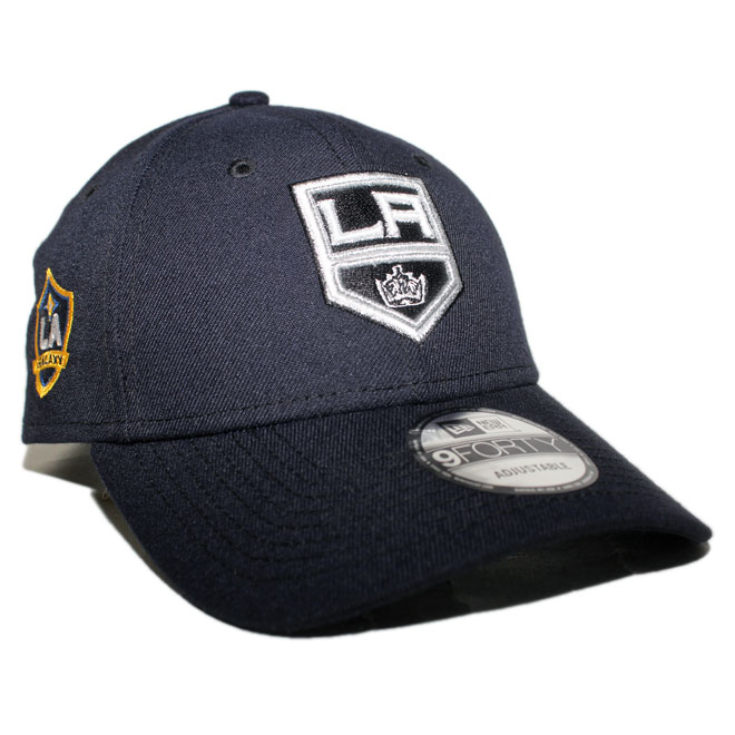 ニューエラ ストラップバックキャップ 帽子 NEW ERA 9forty メンズ レディース NHL ロサンゼルス キングス MLS ロサンゼルス ギャラクシー nv｜liberalization｜02