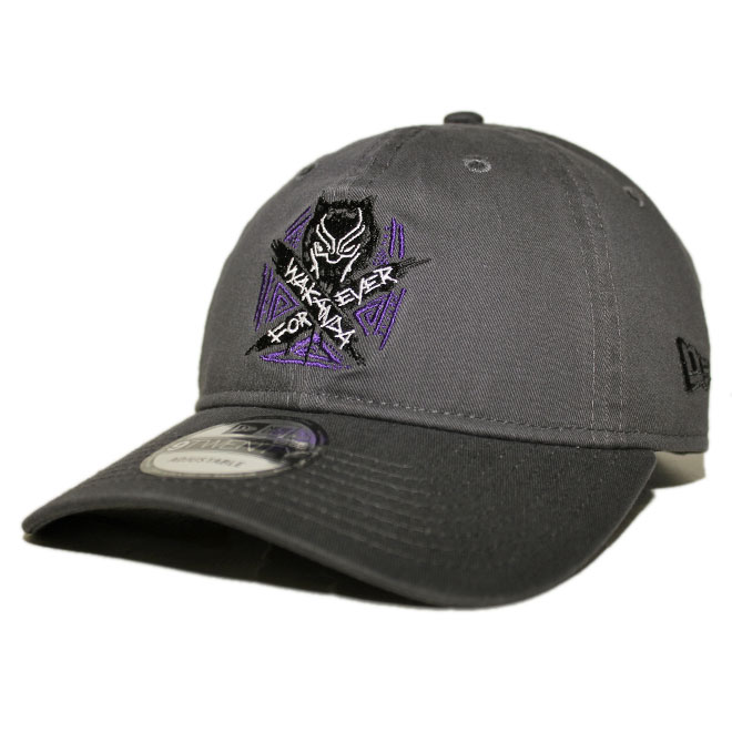 ニューエラ マーベルコミックス ブラックパンサー コラボ ストラップバックキャップ 帽子 NEW ERA MARVEL COMICS BLACK PANTHER 9twenty メンズ レディース gy｜liberalization｜02