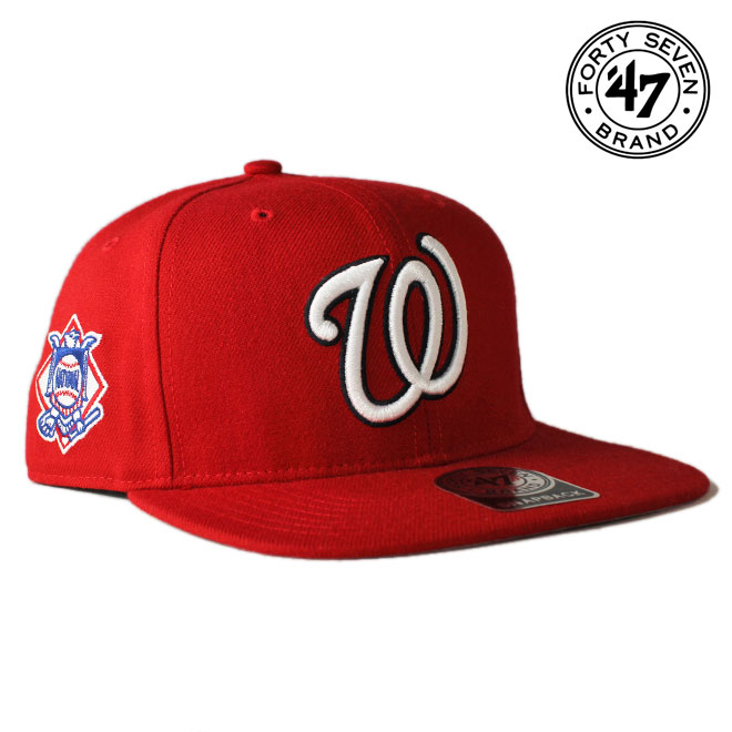 47ブランド スナップバックキャップ 帽子 47BRAND メンズ レディース MLB ワシントン ...
