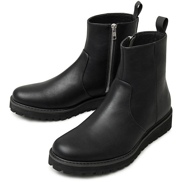 サイドジップブーツ ドレスブーツ メンズブーツ ブラック Glbb 177 Liberalization 帽子 雑貨専門店 通販 Yahoo ショッピング