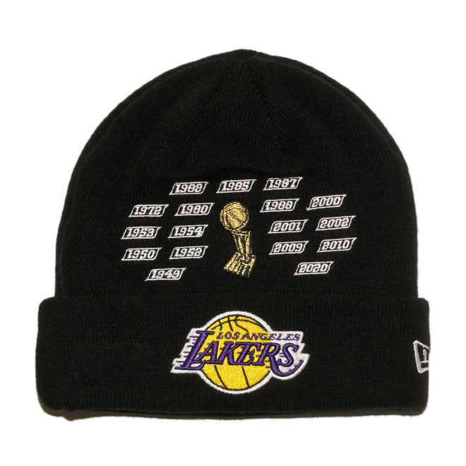 ニューエラ ニット帽 帽子 NEW ERA メンズ レディース NBA ロサンゼルス レイカーズ b...