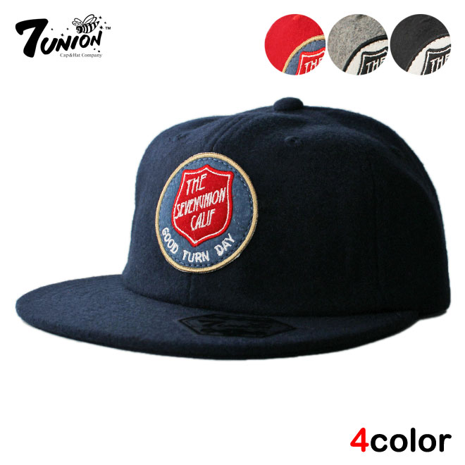 セブンユニオン 7UNION ストラップバックキャップ 帽子 メンズ レディース gy bk nv rd | 7Union | 01