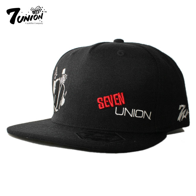 セブンユニオン 7UNION ストラップバックキャップ 帽子 メンズ レディース bk | 7Union | 01