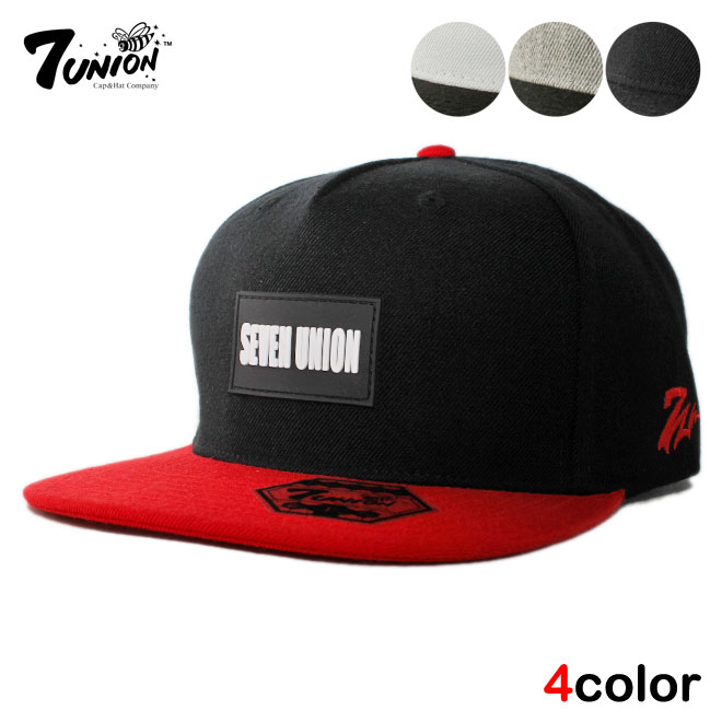 セブンユニオン 7UNION ストラップバックキャップ 帽子 メンズ レディース wt gy bk | 7Union | 01