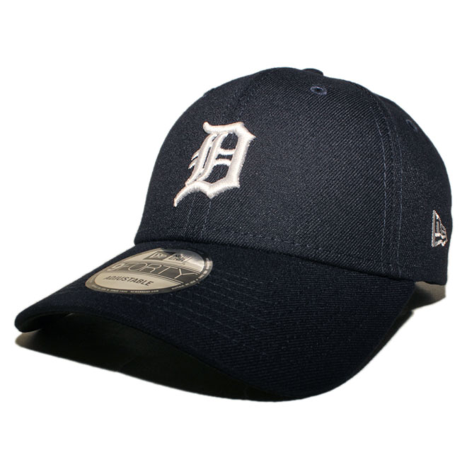 ニューエラ ストラップバックキャップ 帽子 NEW ERA 9forty メンズ レディース MLB デトロイト タイガース nv｜liberalization｜02