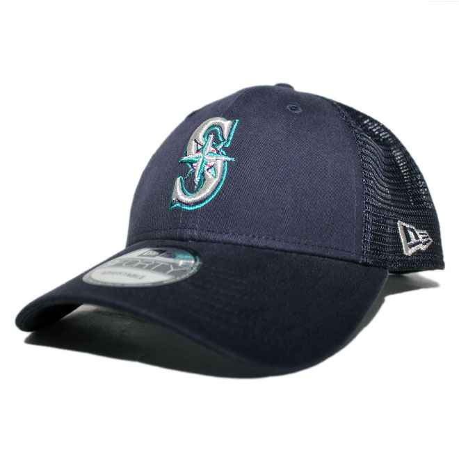 ニューエラ メッシュキャップ スナップバック 帽子 NEW ERA 9forty メンズ レディース MLB シアトル マリナーズ nv｜liberalization｜02