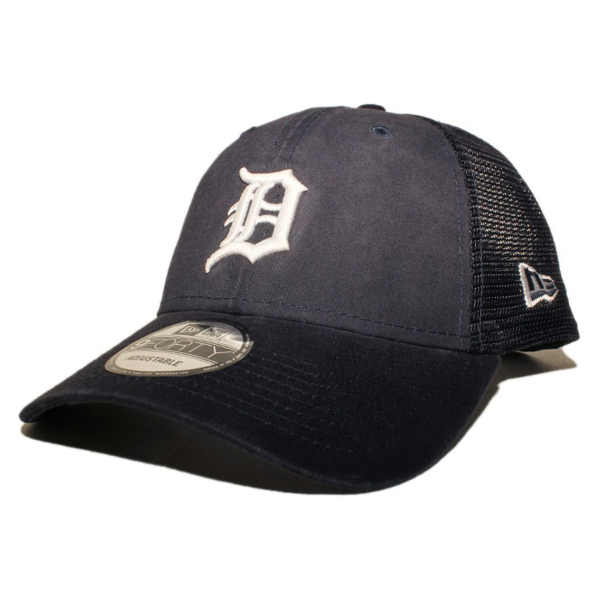 ニューエラ メッシュキャップ スナップバック 帽子 NEW ERA 9forty メンズ レディース MLB デトロイト タイガース nv｜liberalization｜02