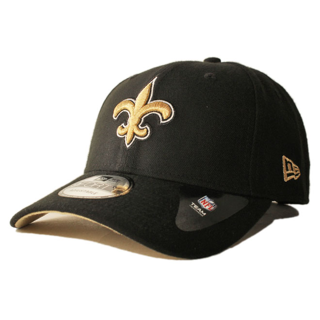 ニューエラ ストラップバックキャップ 帽子 NEW ERA 9forty メンズ レディース NFL ニューオーリンズ セインツ bk｜liberalization｜02