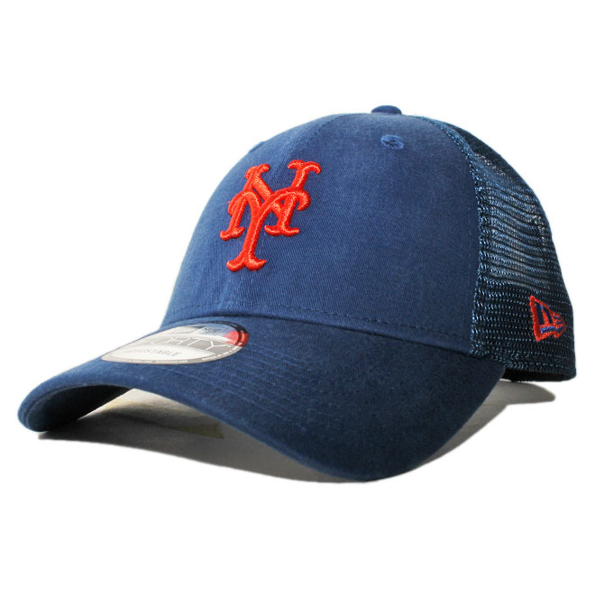 NEW ERA NY メッツ 9FORTY ニューエラ メッシュ グレー ブルー 9FORTY ニューエラ メッシュキャップ スナップバック 帽子 NEW
