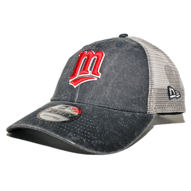 ニューエラ メッシュキャップ スナップバック 帽子 NEW ERA 9forty メンズ レディース MLB ミネソタ ツインズ nv｜liberalization｜02