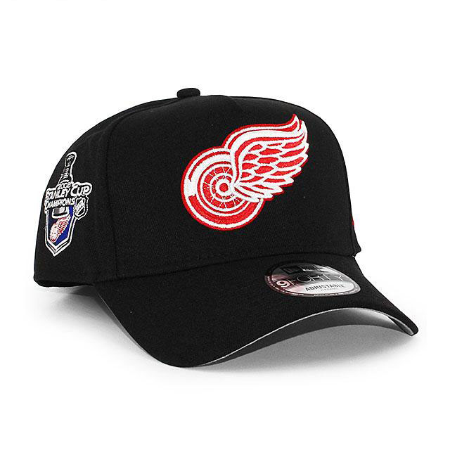 ニューエラ スナップバックキャップ 帽子 NEW ERA 9forty メンズ レディース NHL デトロイト レッドウィングス bk | 9FORTY | 01