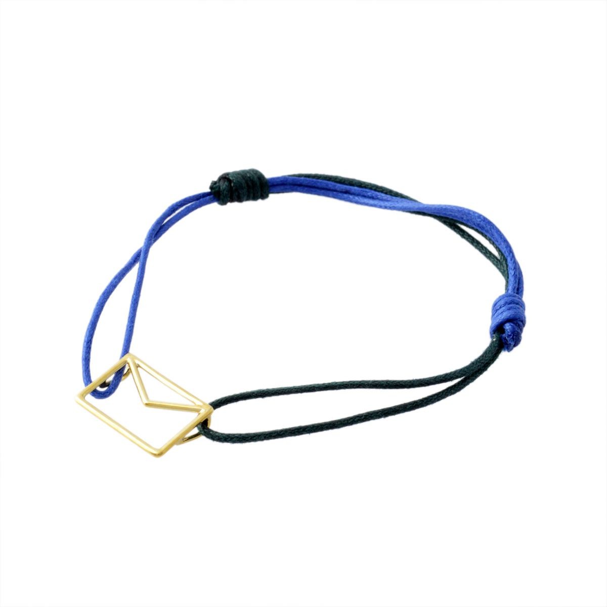 アリータ ALIITA CARITA PURA CORD BRACELET 9KYG カリタ レター 封筒モチーフ ブレスレット